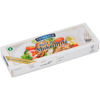 Makrillfilé Fryst 400g.