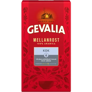 Kokkaffe Mellanrost 450g Gevalia.