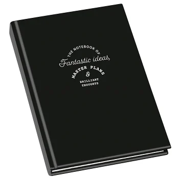 Anteckingsbok Fantastic svart A5 ICA.