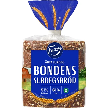 Surdegsbröd Bondens 500g Fazer.