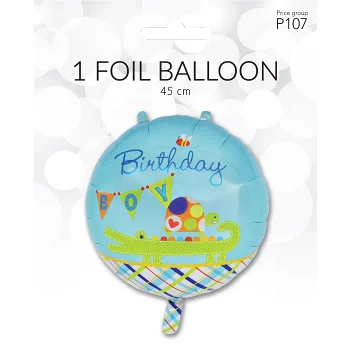 Folieballong Krokodil 40cm 1st Happy Party.