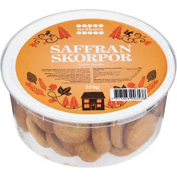 Saffranskorpor 350g Nyåkers.