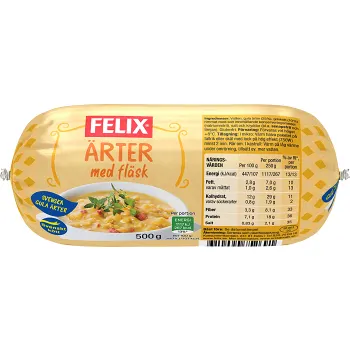 Ärtsoppa med fläsk 500g Felix.