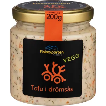 Tofu i drömsås 200g Fiskexporten.