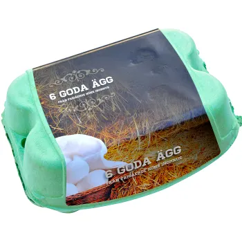 Ägg M/L 6-p Gotlandsägg.