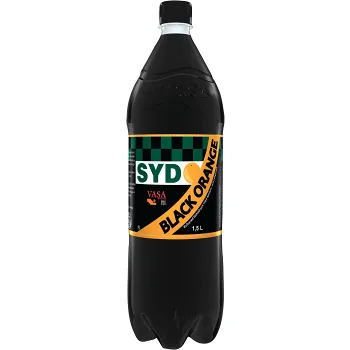 Läsk SYD Black Orange 1500ml Vasa Bryggeri.