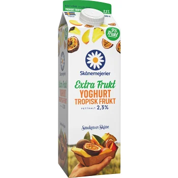Yoghurt Tropisk 2,3% 1l Skånemejerier.