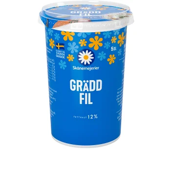 Gräddfil 12% 5dl Skånemejerier.