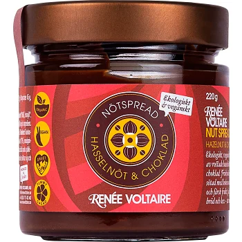 Nötspread Hasselnöt &amp; Choklad 220g Renée Voltaire.