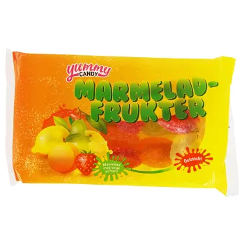 Marmeladfrukter.