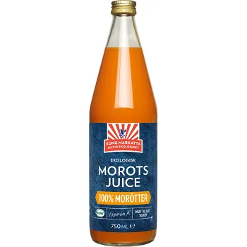 Morotsjuice Ekologisk 75cl KRAV Kung Markatta.