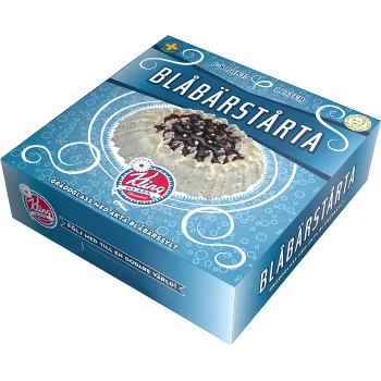 Blåbärstårta 1l Kling Glass.