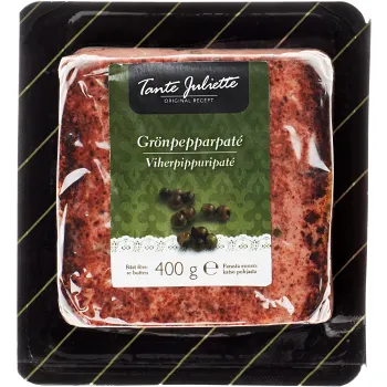 Grönpepparpaté 400g Tante Juliette.