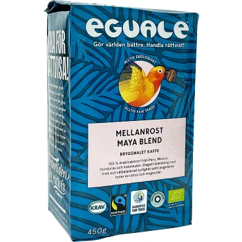 Bryggkaffe Mellan 450g KRAV Eguale.