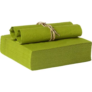 Servett Ärtgrön 40cm 50-p ICA.