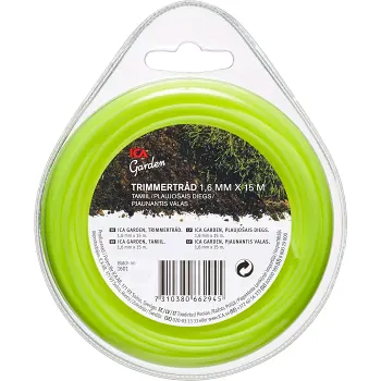 Trimmertråd 1,6mm 15m ICA Garden.