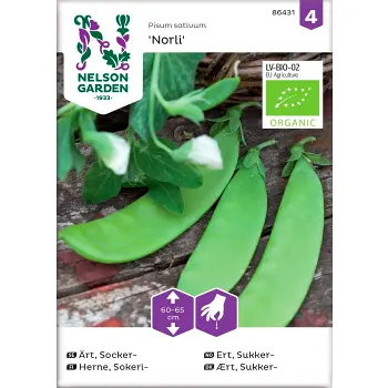 Sockerärt Organic 1-p Nelson Garden.