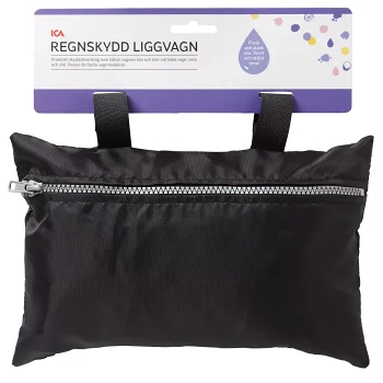 Regnskydd Liggvagn Svart ICA.