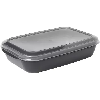 Matlåda Grå 1,1l ICA Basic.