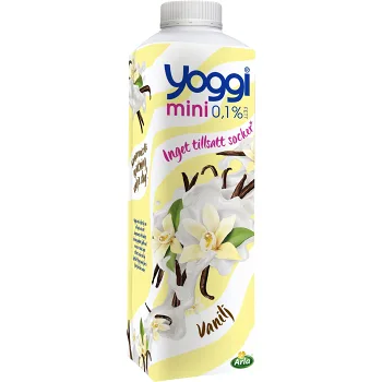 Yoghurt Mini Vanilj 0,1% 1000g Yoggi®.