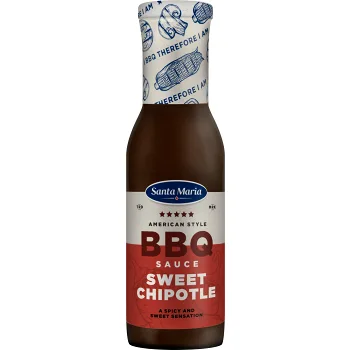 BBQ Sauce Sweet Chipotle 355g Santa Maria.