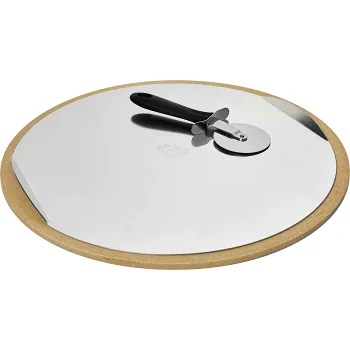 Pizzasten Rund med tillbehör 38cm.