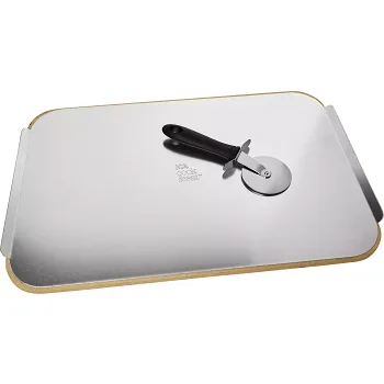 Pizzasten Rektangulär med tillbehör 44x30cm.