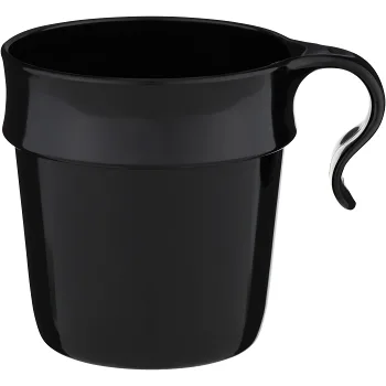 Picnicmugg Svart 30cl Nordiska Plast.