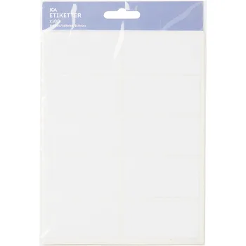 Etiketter Vita 100-p ICA.