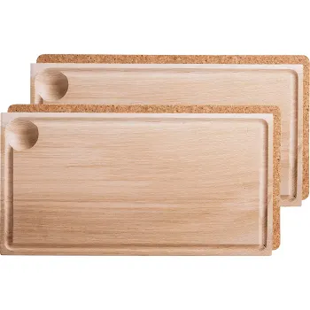 Planksteksbräda Bokträ 2-p ICA.