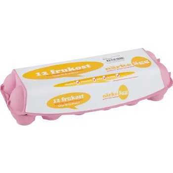 Ägg L 12-pack Frigående Närke ägg.