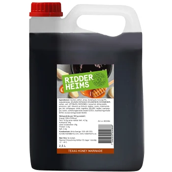 Marinade Texas Honey 2,5l Ridderheims.