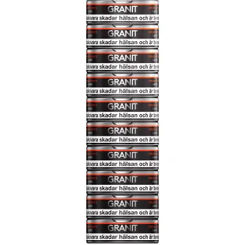 Portionssnus Vit Stark Stock Granit.