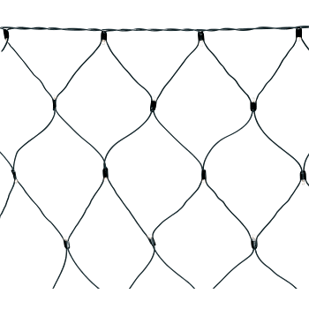 Ljusnät Exit Extra Svart 2x1m Markslöjd.