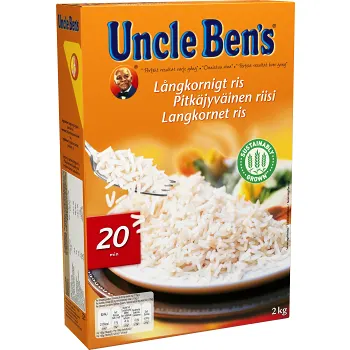 Långkornigt Ris 2kg Uncle Bens.