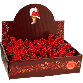 Dekorationsbär Röd 18-p ICA Home.