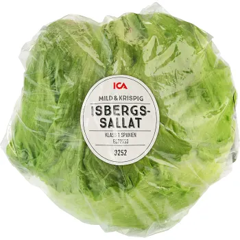 Isbergssallat ca 440g Klass 1 ICA.