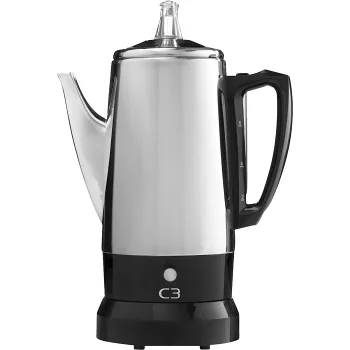 Perkolatorbryggare Rostfri 0,8L C3.