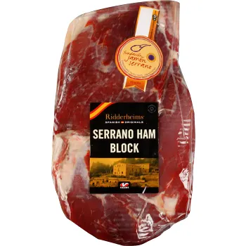 Serrano 12 månader i skivor ca 15g Ridderheims.