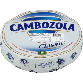 Vit &amp; Blåmögel 42% ca 150g Cambozola.