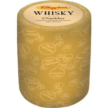 Whisky Cheddar 31% ca 400g Falbygens.
