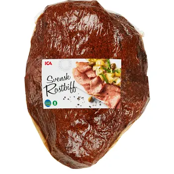 Rostbiff grillad i skivor ca 14g ICA.