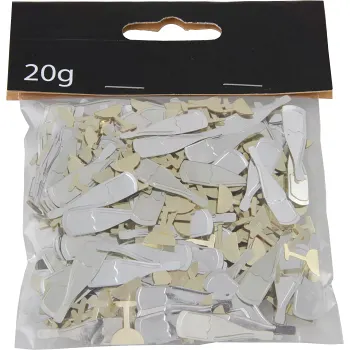 Konfetti Flaskor/glas 20g Hedlundgruppen.