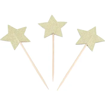 Partypicks Stjärna Guld 20-p.