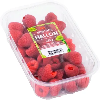 Hallon 225g Klass 1 ICA.