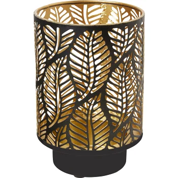 Ljusstake Nina Svart 12cm Zeline.