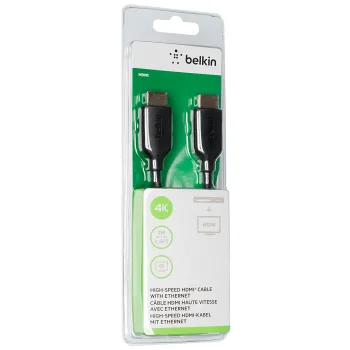 Kabel HDMI Guld/Svart 2m Belkin.