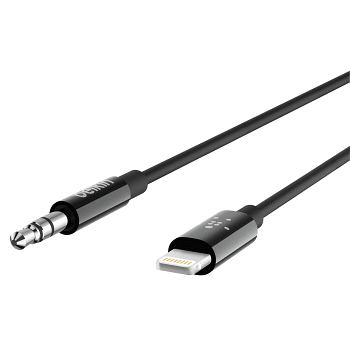 Lightningkabel 3,5mm Svart Belkin.