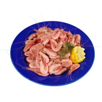 Räkor med skal 70/90 5kg Royal Seafood.