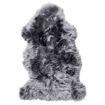 Fårskinn Ulla Grå 90x55cm.